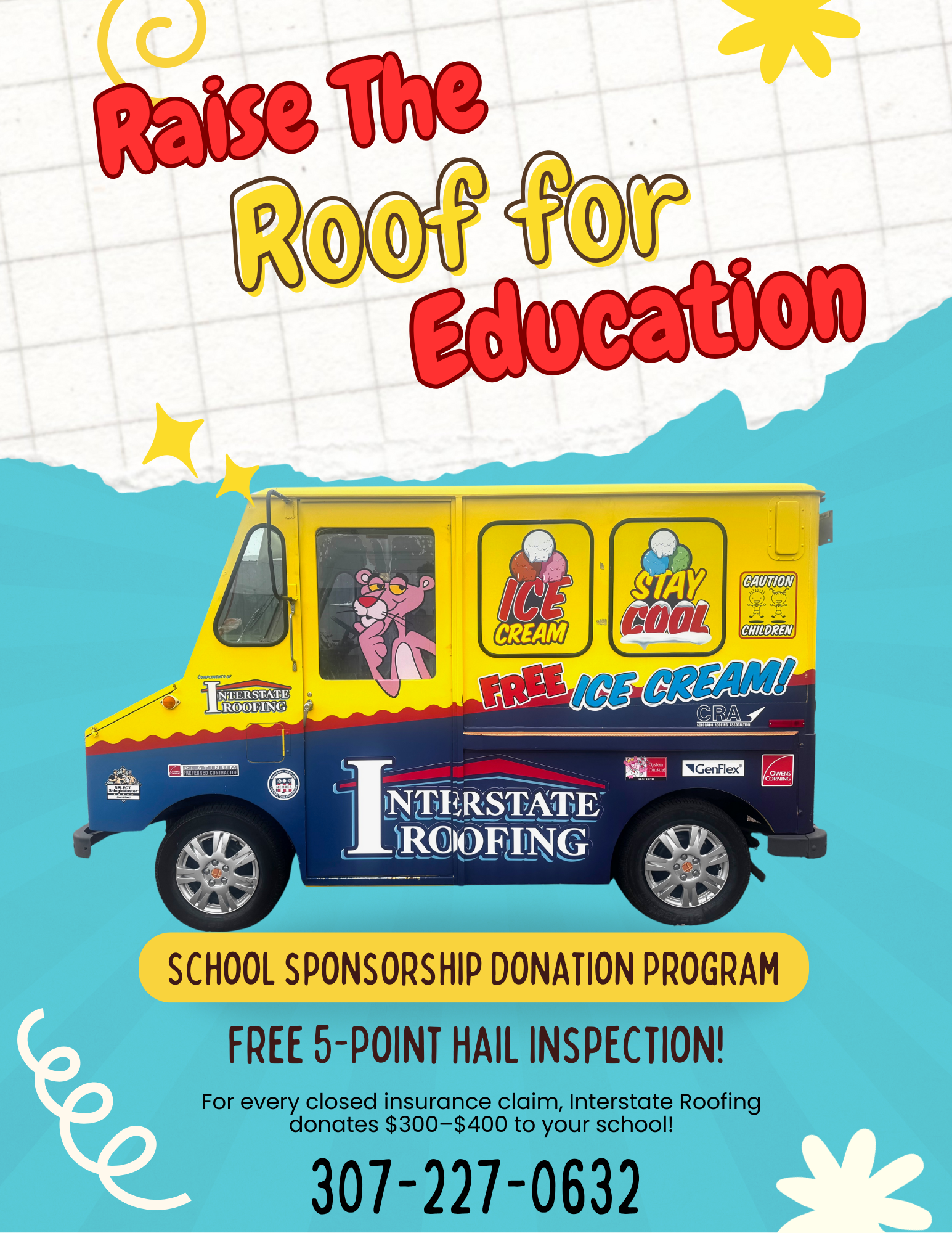 Raise the Roof for Education poster
